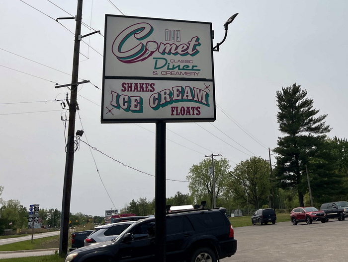 Comet Classic Diner & Creamery - May 21 2023 Photo (newer photo)